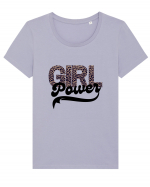 Girl Power Tricou mânecă scurtă guler larg fitted Damă Expresser