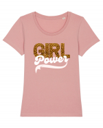 Girl Power Tricou mânecă scurtă guler larg fitted Damă Expresser