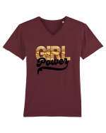 Girl Power Tricou mânecă scurtă guler V Bărbat Presenter