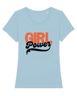 Girl Power Tricou mânecă scurtă guler larg fitted Damă Expresser