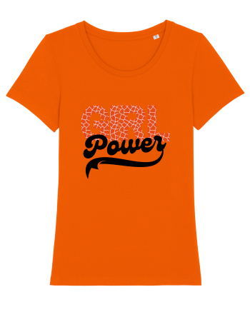 Girl Power Bright Orange