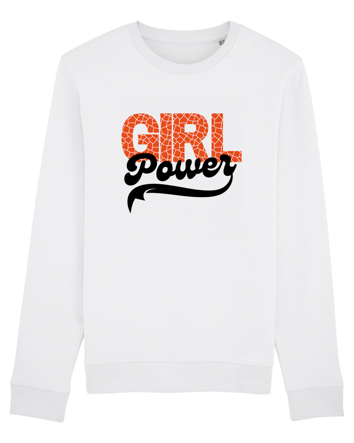Bluză mânecă lungă Unisex Rise White