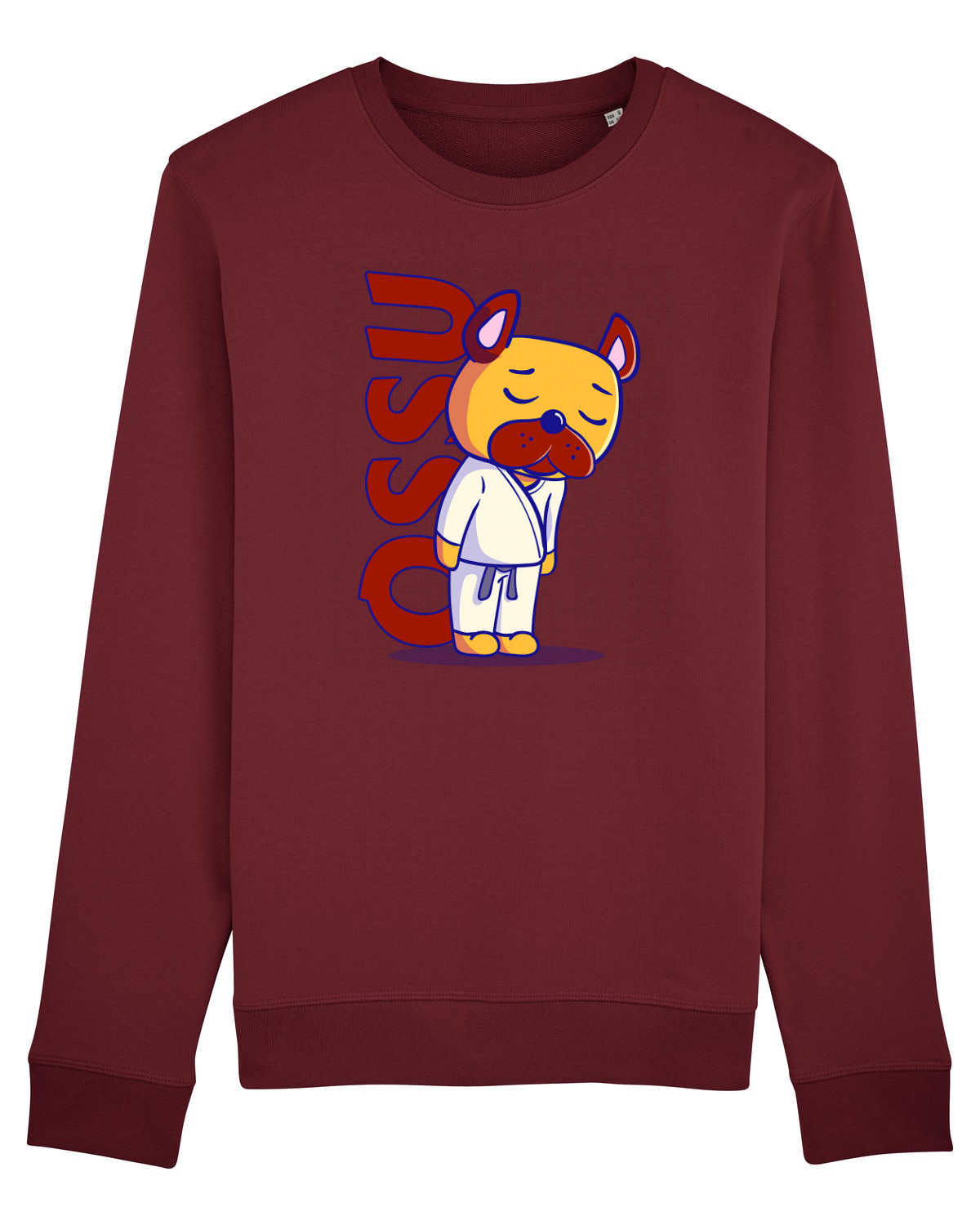 Bluză mânecă lungă Unisex Rise Burgundy