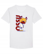 Karate Dog Tricou mânecă scurtă guler larg Bărbat Skater