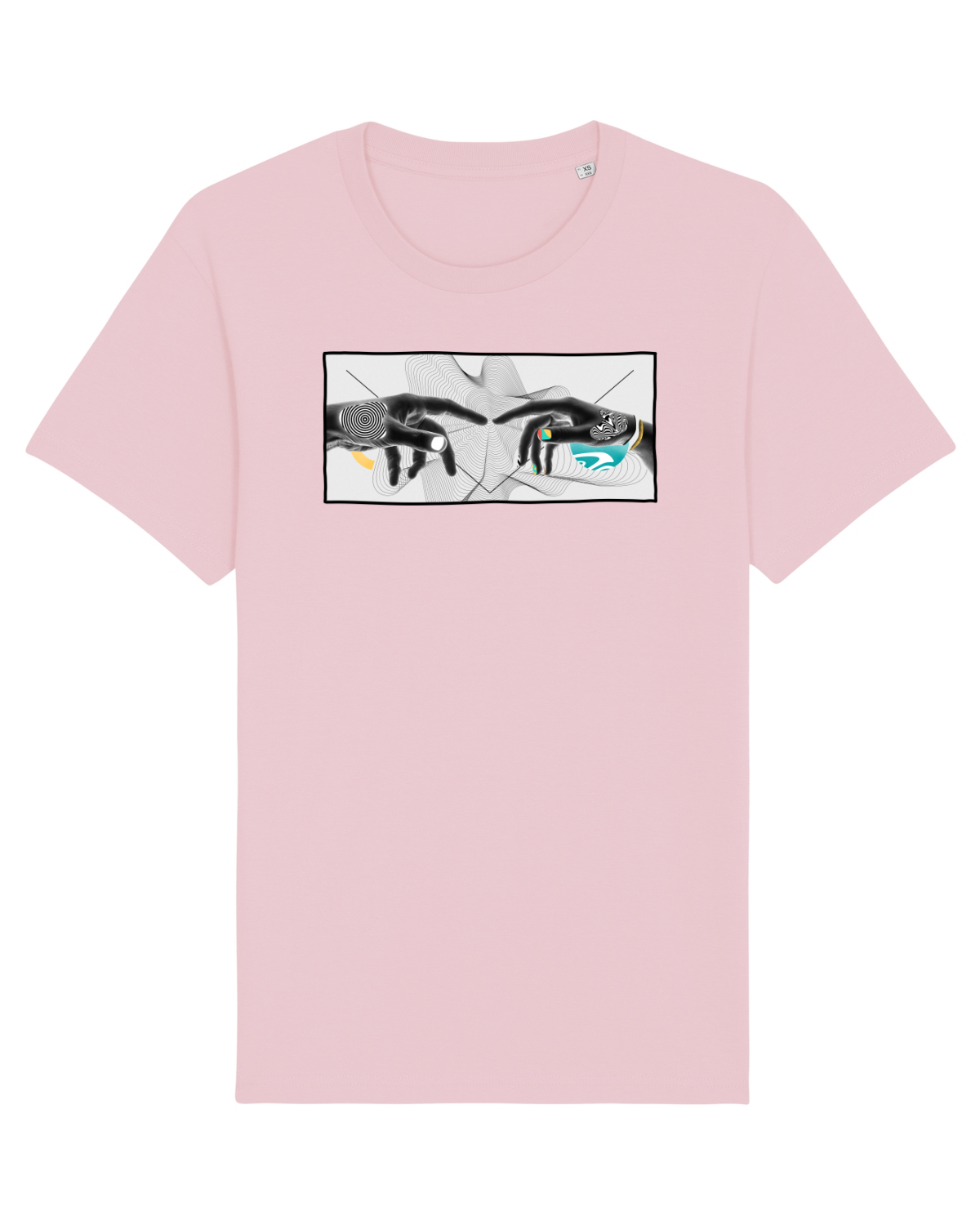 Tricou mânecă scurtă Unisex Rocker Cotton Pink