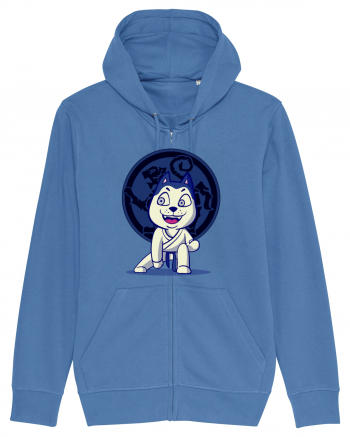 Karate Dog Bright Blue