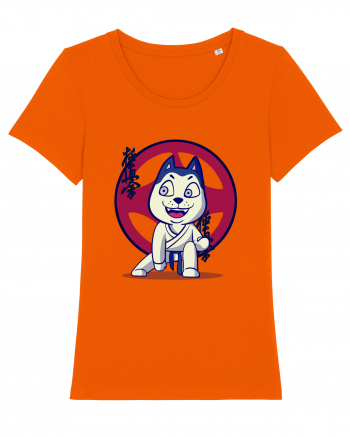 Karate Dog Bright Orange