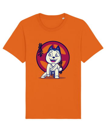 Karate Dog Bright Orange