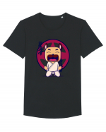 Karate Dog Tricou mânecă scurtă guler larg Bărbat Skater