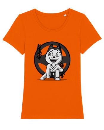 Karate Dog Bright Orange