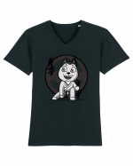 Karate Dog Tricou mânecă scurtă guler V Bărbat Presenter