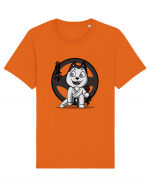 Karate Dog Tricou mânecă scurtă Unisex Rocker