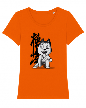 Karate Dog Bright Orange