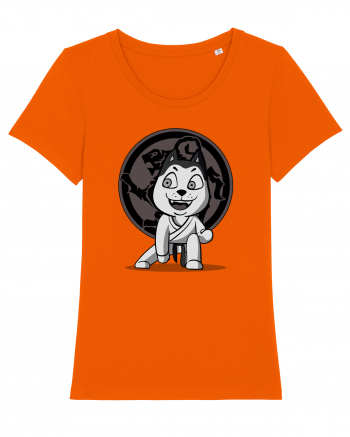 Karate Dog Bright Orange