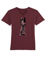 NYC(New York City) Tricou mânecă scurtă guler V Bărbat Presenter