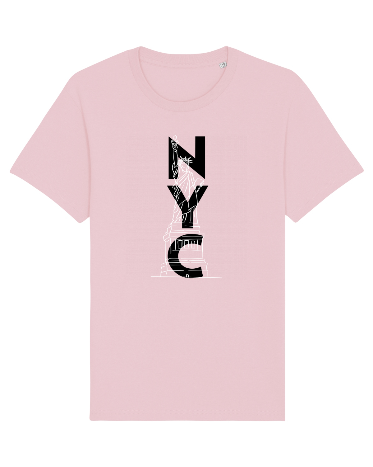 Tricou mânecă scurtă Unisex Rocker Cotton Pink