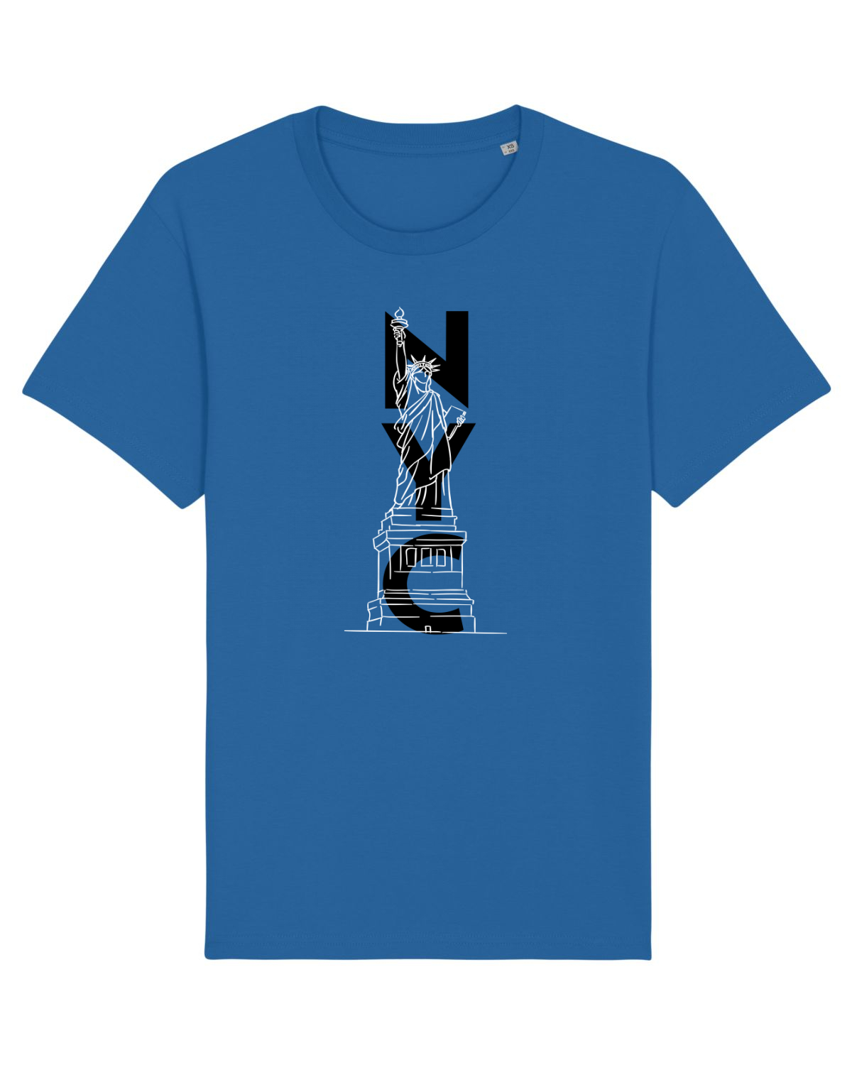 Tricou mânecă scurtă Unisex Rocker Royal Blue