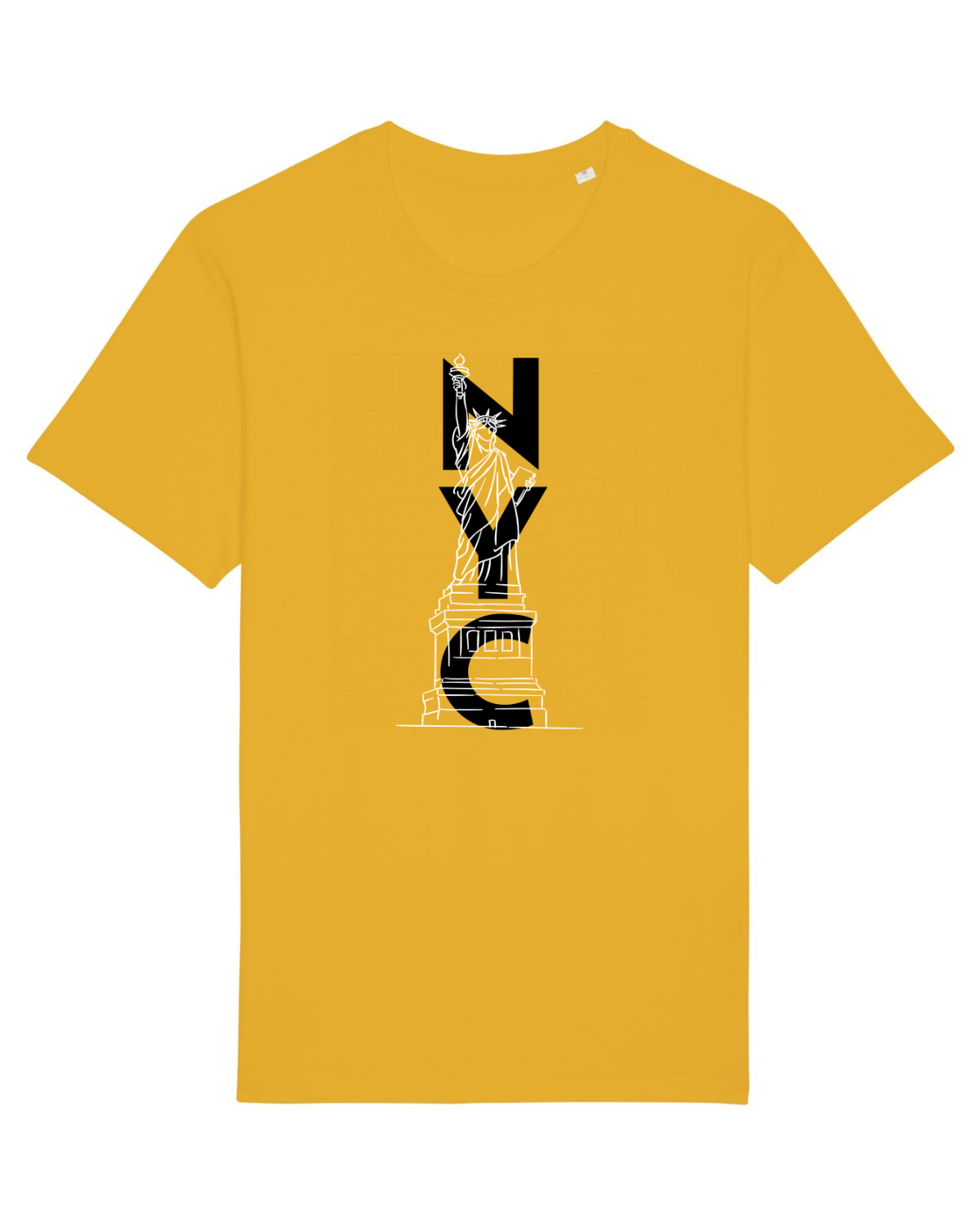 Tricou mânecă scurtă Unisex Rocker Spectra Yellow