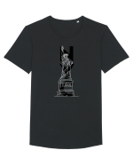 NYC(New York City) Tricou mânecă scurtă guler larg Bărbat Skater