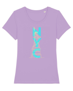 NYC(New York City) Tricou mânecă scurtă guler larg fitted Damă Expresser