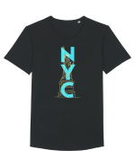 NYC(New York City) Tricou mânecă scurtă guler larg Bărbat Skater