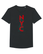 NYC(New York City) Tricou mânecă scurtă guler larg Bărbat Skater
