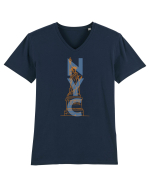 NYC(New York City) Tricou mânecă scurtă guler V Bărbat Presenter