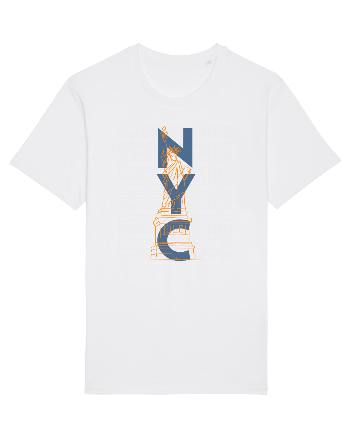 Tricou mânecă scurtă Unisex Rocker White