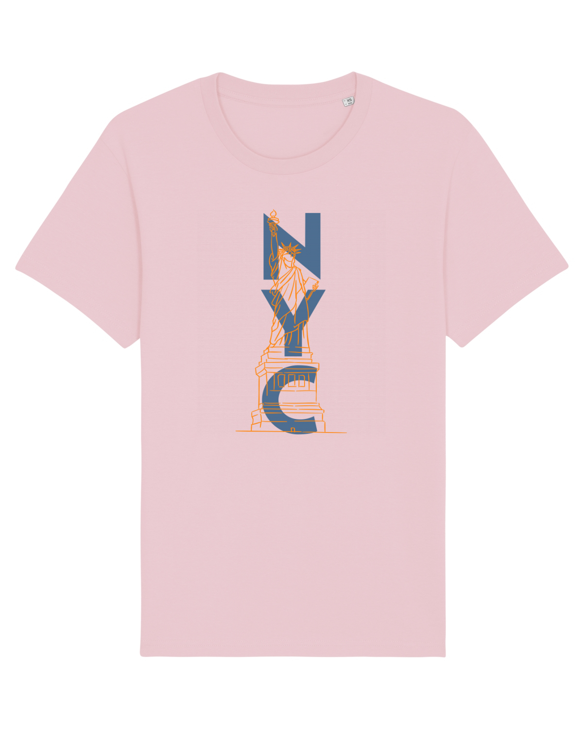 Tricou mânecă scurtă Unisex Rocker Cotton Pink
