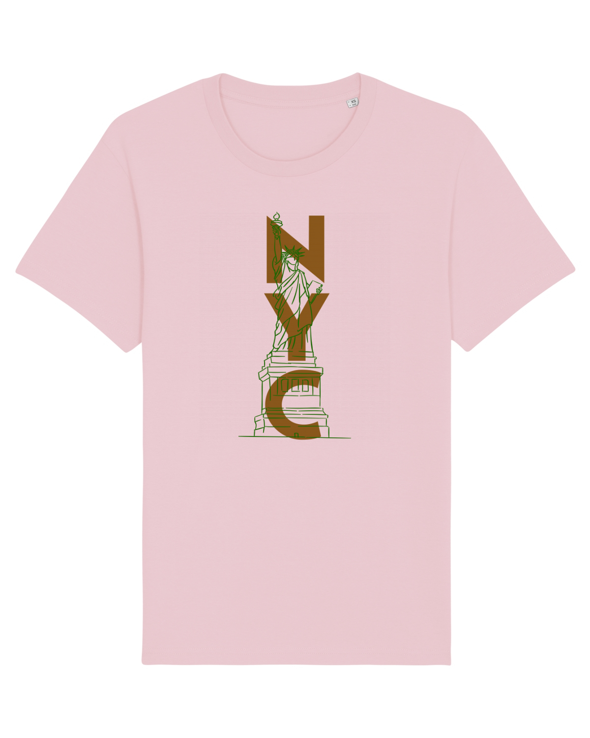 Tricou mânecă scurtă Unisex Rocker Cotton Pink