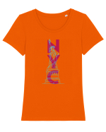 NYC(New York City) Tricou mânecă scurtă guler larg fitted Damă Expresser