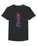 NYC(New York City) Tricou mânecă scurtă guler larg Bărbat Skater