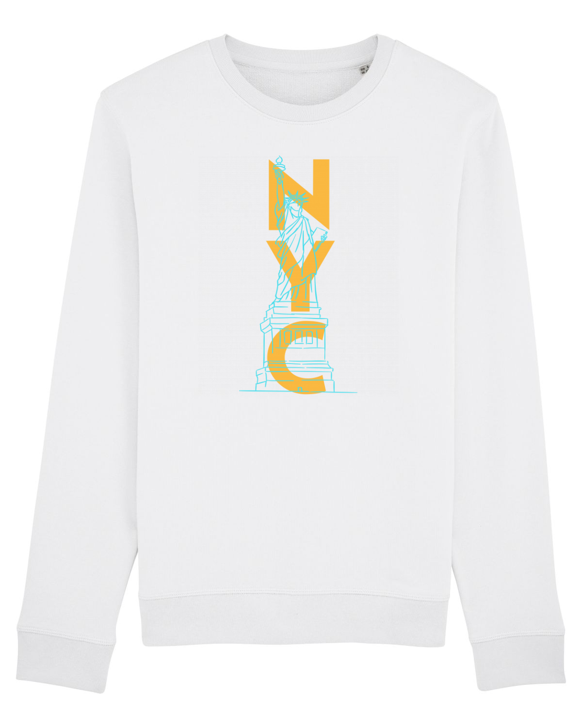 Bluză mânecă lungă Unisex Rise White
