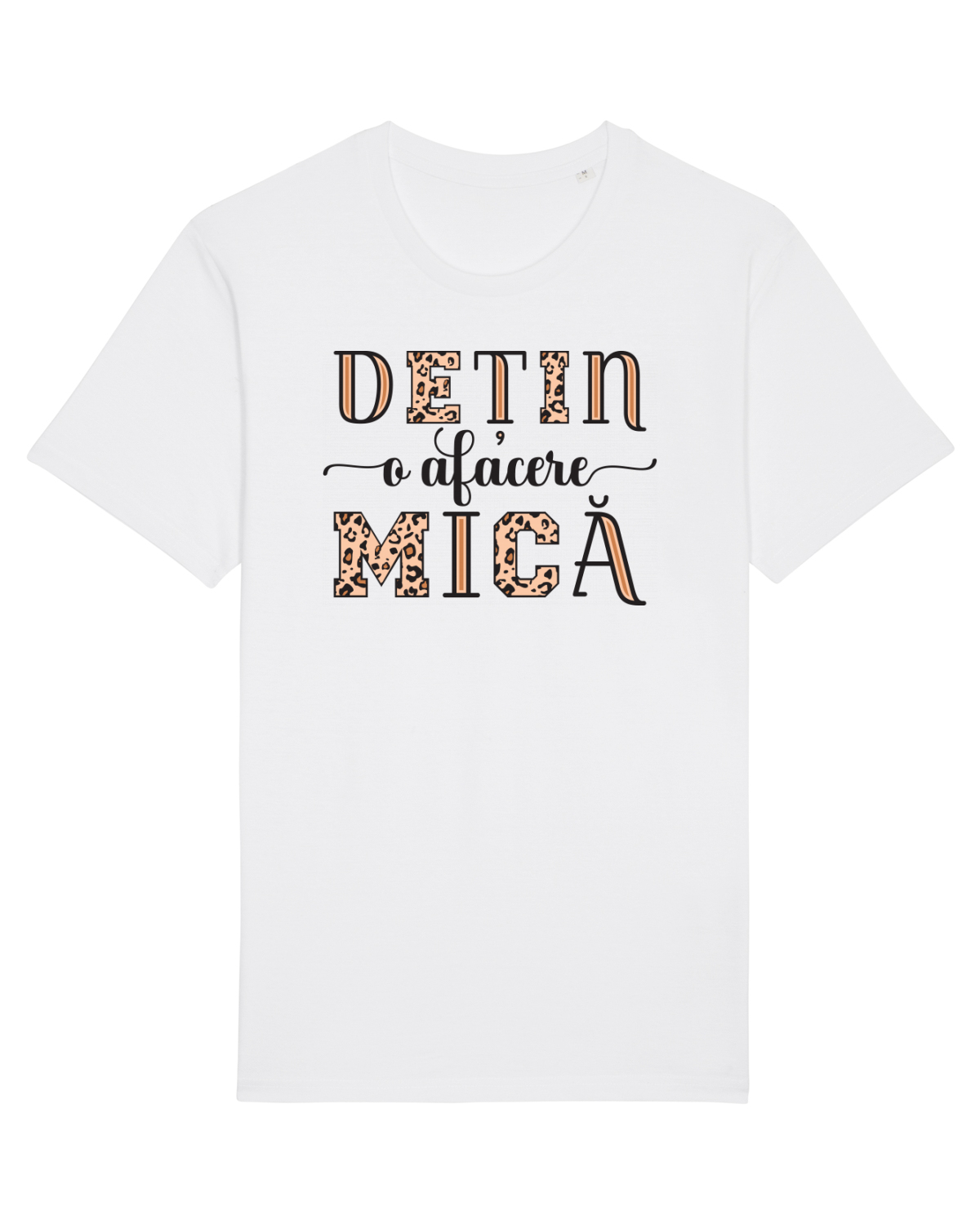 Tricou mânecă scurtă Unisex Rocker White