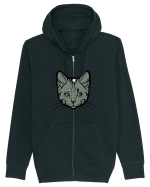 Space Cat Hanorac cu fermoar Unisex Connector