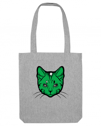 Space Cat Heather Grey