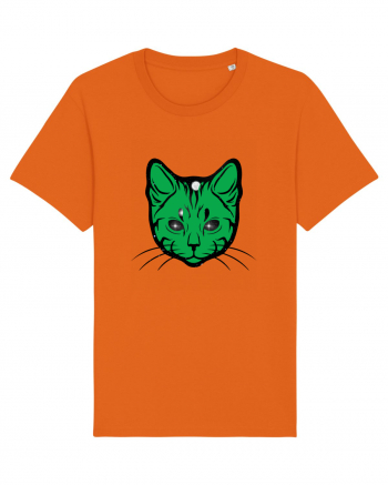 Space Cat Bright Orange