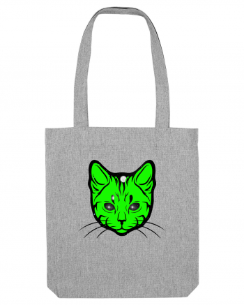 Space Cat Heather Grey