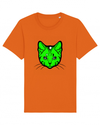 Space Cat Bright Orange