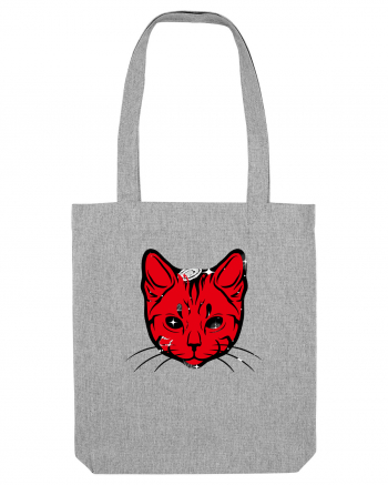 Space Cat Heather Grey