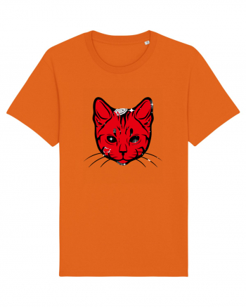 Space Cat Bright Orange