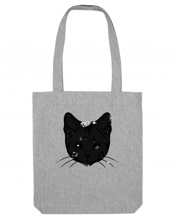 Space Cat Heather Grey