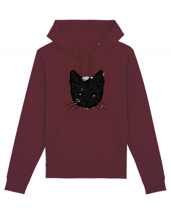 Space Cat Burgundy