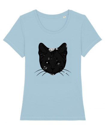 Space Cat Sky Blue