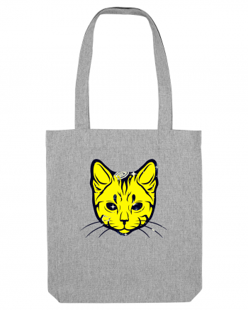 Space Cat Heather Grey