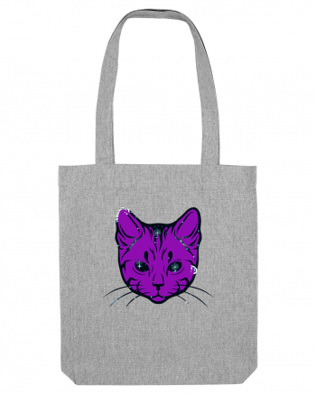 Space Cat Heather Grey