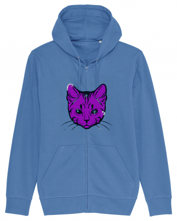 Space Cat Bright Blue