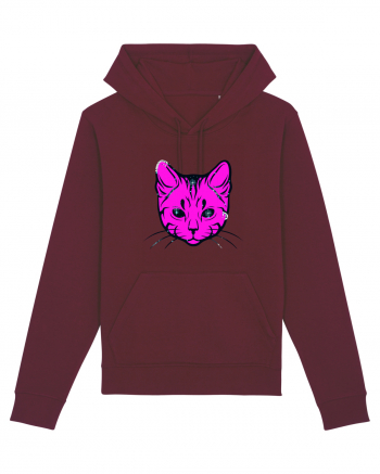 Space Cat Burgundy