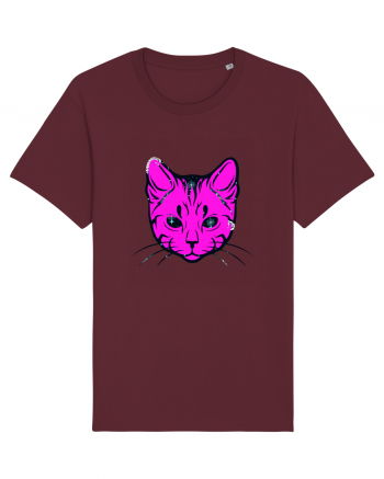 Space Cat Burgundy