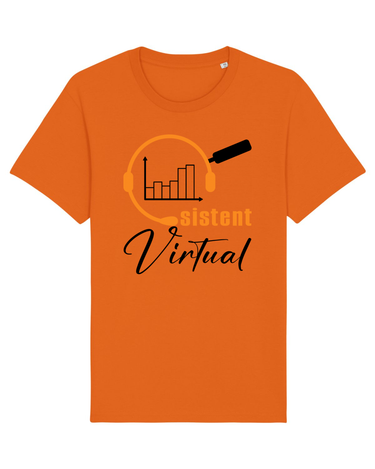 Tricou mânecă scurtă Unisex Rocker Bright Orange